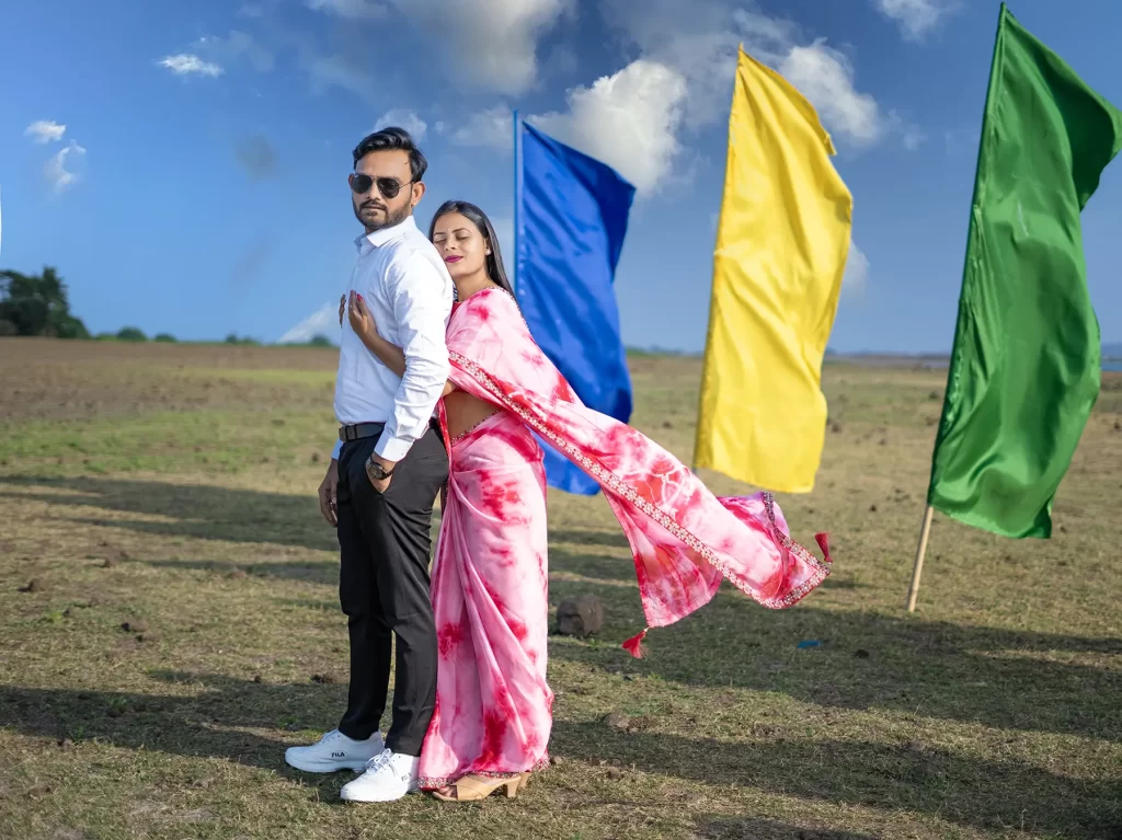 Pre-Wedding Photo Shoot in Sets by nature Paradise.