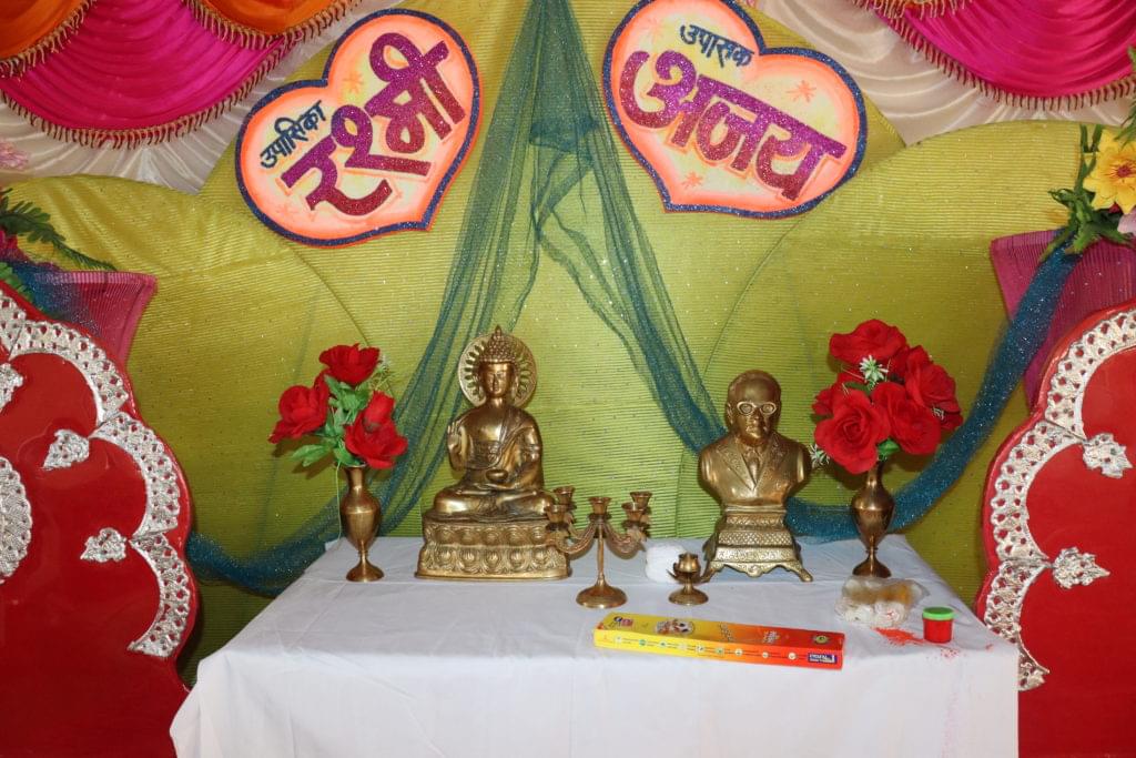 Wedding stage decoration.