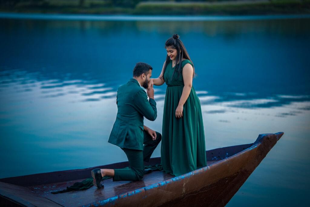 Pre-Wedding Shoot in PBA Film City,
Photo in boat